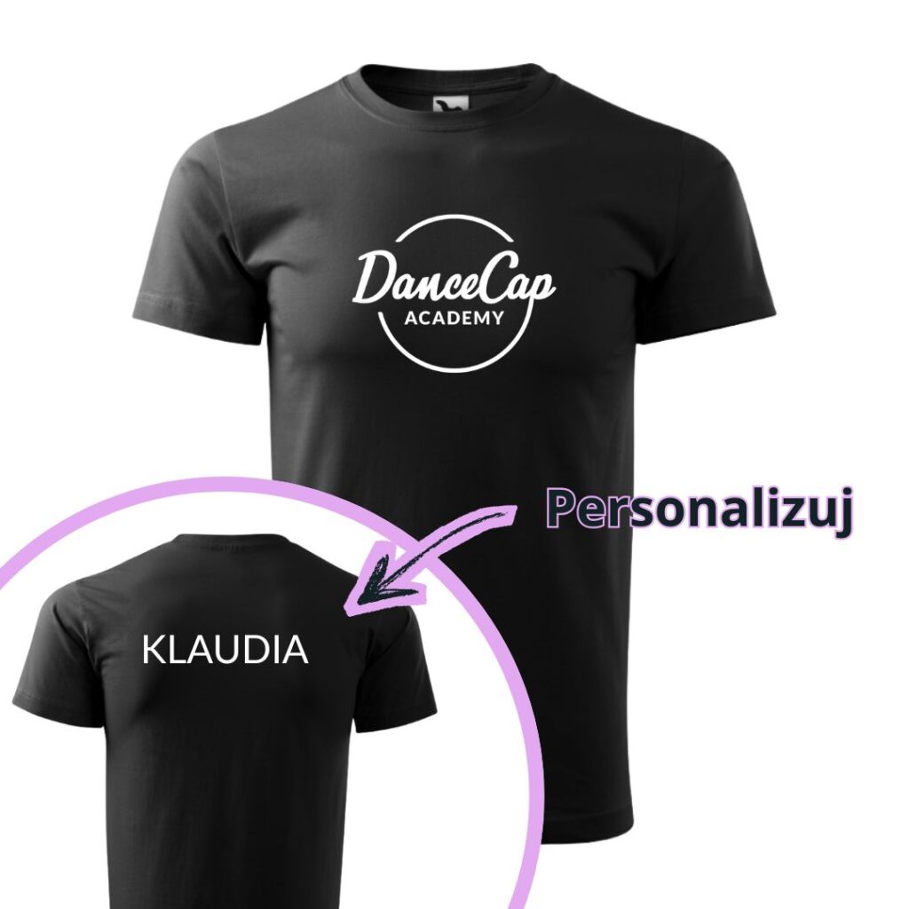 KOSZULKA DANCECAP ACADEMY - PIERŚ