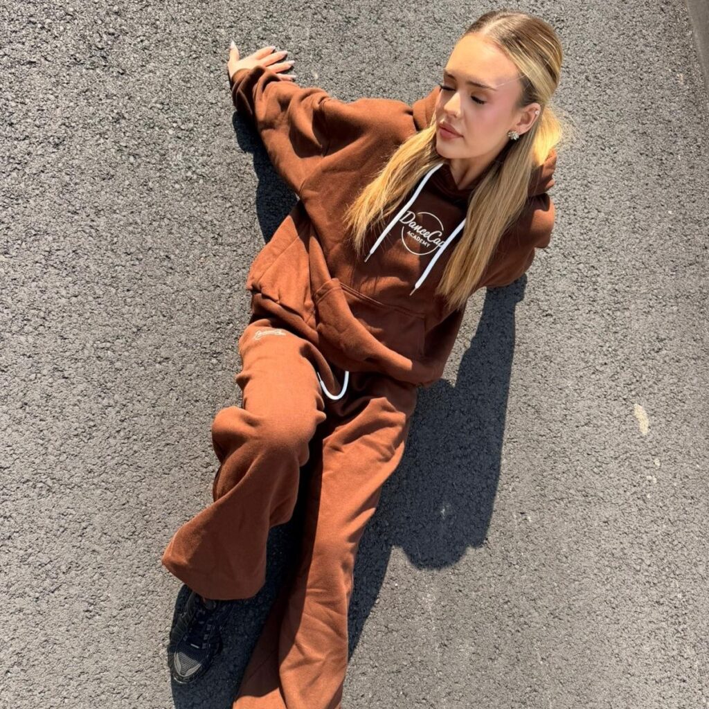 Komplet Bluza + Spodnie DanceCap - Brązowy