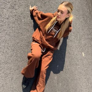 Komplet Bluza + Spodnie DanceCap - Brązowy